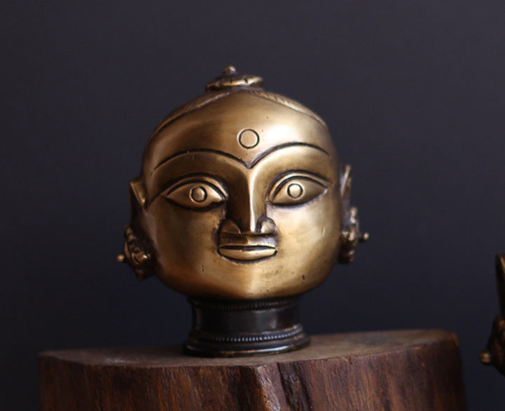 Brass Gauri Head Big