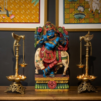 Wooden Krishna 24"