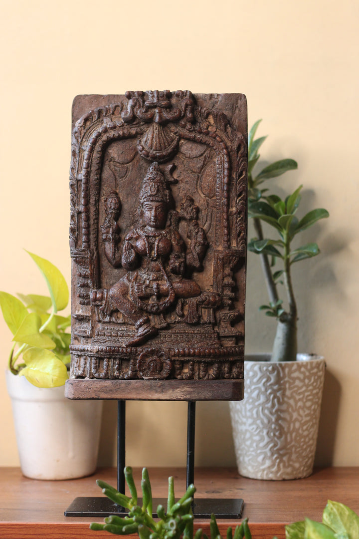 Vintage Wood /Stone Laxmi
