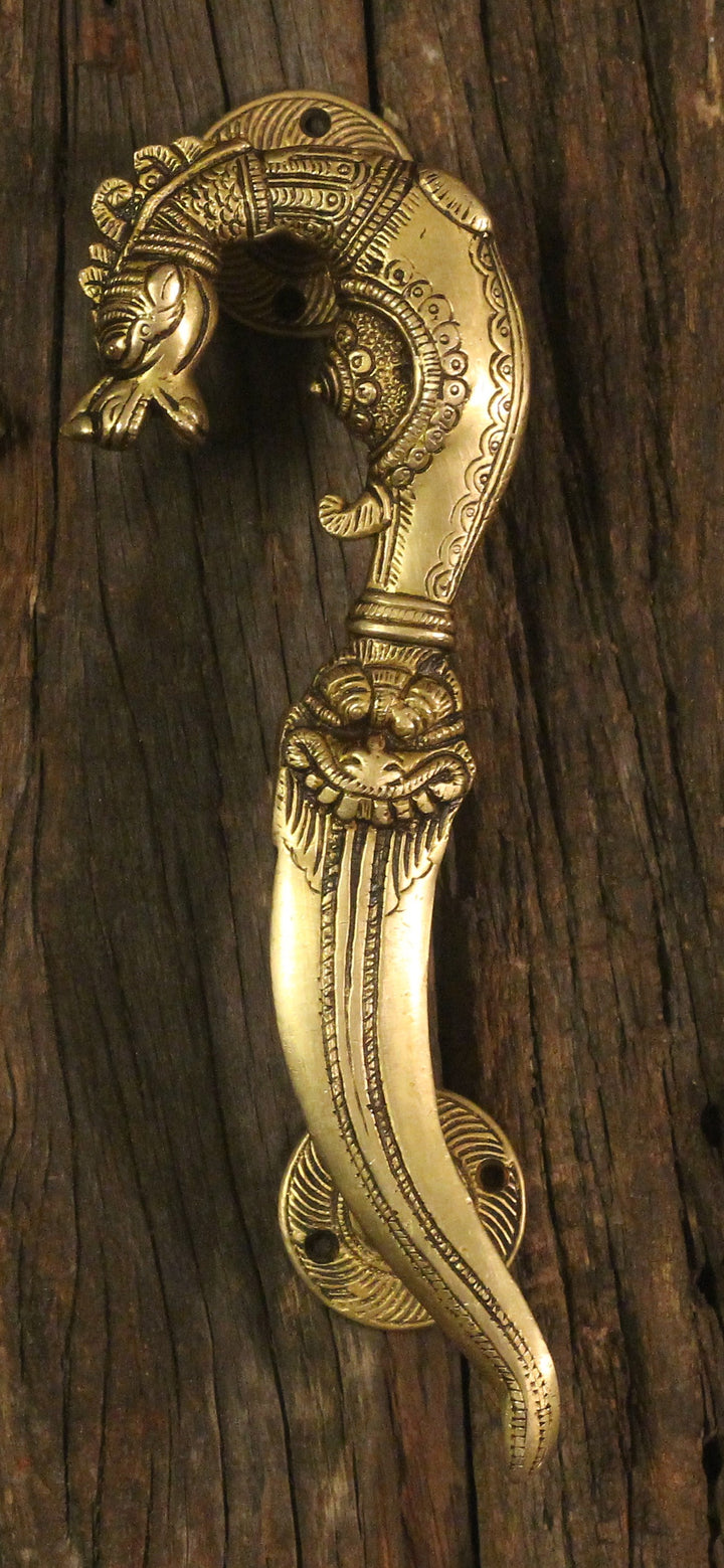 Brass Vyala Door Handle
