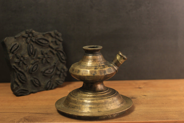Brass Vintage Hookah Base