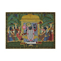 Shrinathji with Gopis Hand Painted Pichwai Painting