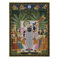 Sharad Purnima Shrinathji Hand Painted Pichwai Painting