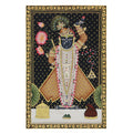 Shrinathji Rajbhog Hand Painted Pichwai Painting | Gold Foil Nathdwara Art