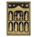 Shrinathji Haveli Seva Hand Painted Pichwai Painting | Gold Foil Nathdwara Art