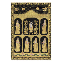 Shrinathji Haveli Seva Hand Painted Pichwai Painting | Gold Foil Nathdwara Art