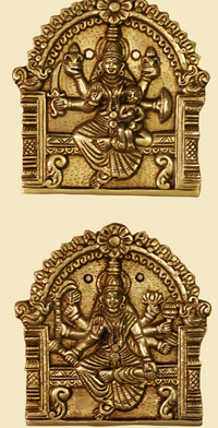 Brass Ashta Lakshmi Wall Hanging (Set of 8 Lakshmi)