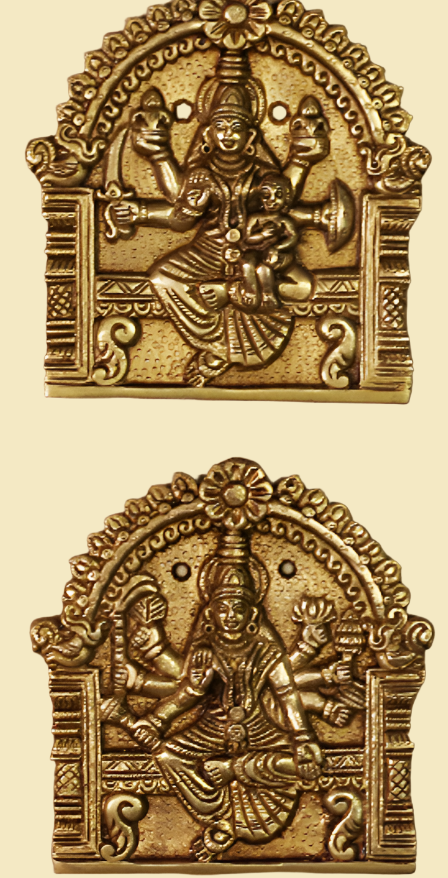Brass Ashta Lakshmi Wall Hanging (Set of 8 Lakshmi)
