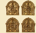 Brass Ashta Lakshmi Wall Hanging (Set of 8 Lakshmi)
