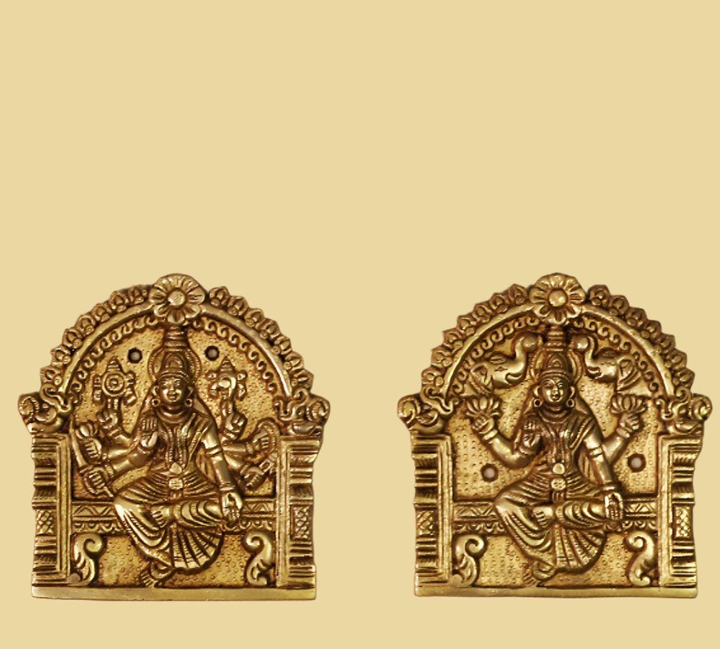 Brass Ashta Lakshmi Wall Hanging (Set of 8 Lakshmi)