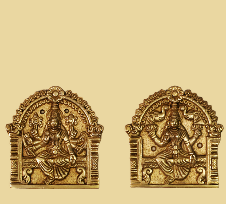 Brass Ashta Lakshmi Wall Hanging (Set of 8 Lakshmi)