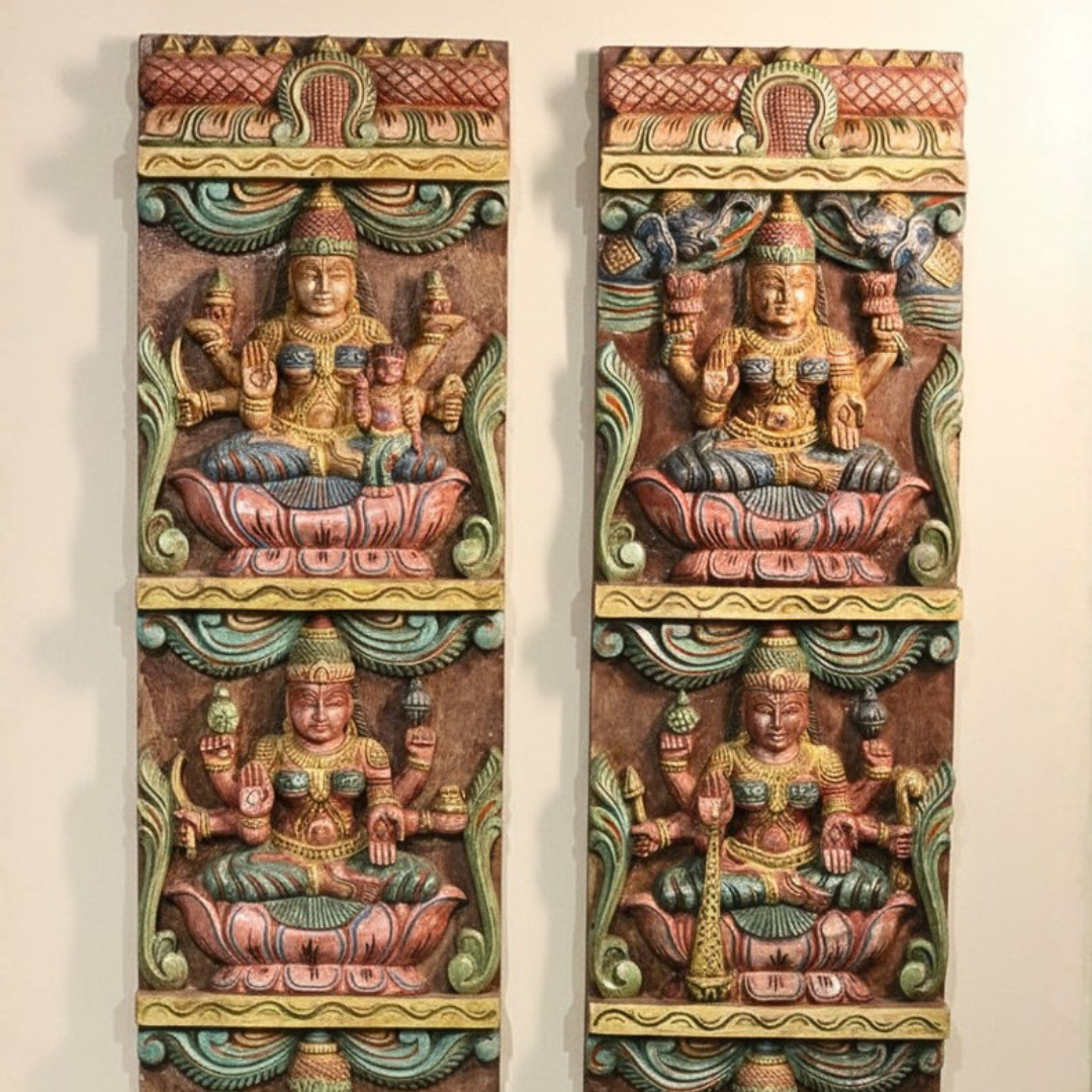 Wooden Wall Panel Ashtalaxmi 48"