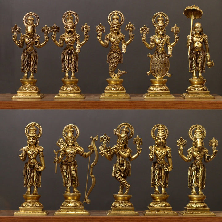 Brass Dasavatharam 12" Xtra Fine