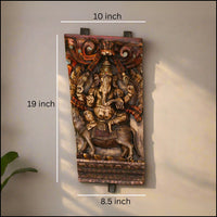 Vintage Wood Ganesh Ji
