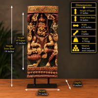 Vintage Wood/ Stone Narsimha