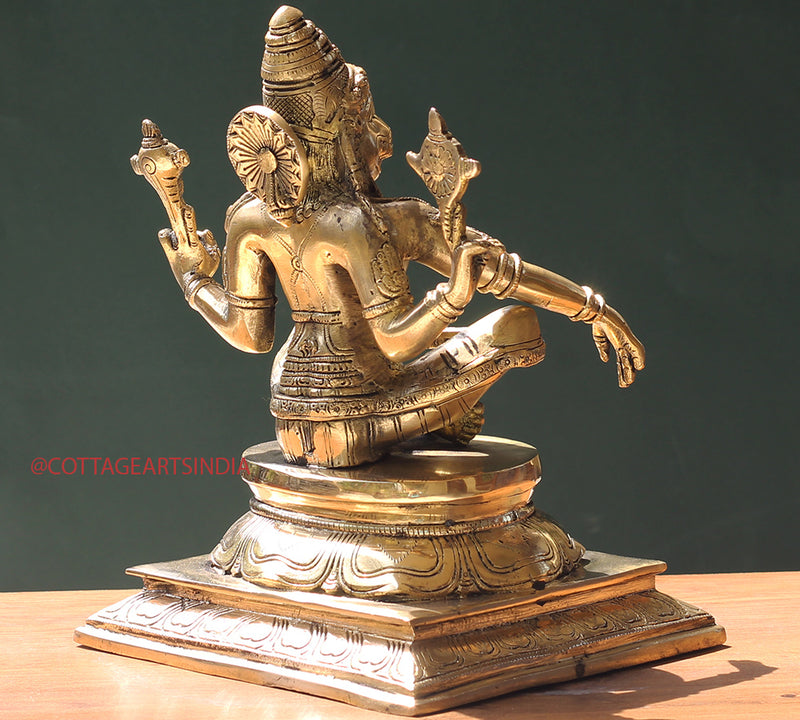 Brass Narasimha/ Lion Head God