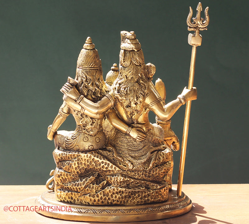 Brass Shiva family Parivar 10"