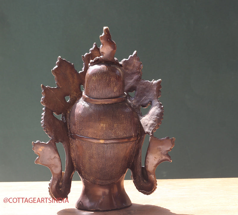 Brass Buddha Head Crown