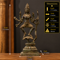 Shiva Nataraja – The Cosmic Dancer (Indonesian Bronze Sculpture)