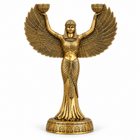 Brass Egyptian Goddess Isis Candle Stand