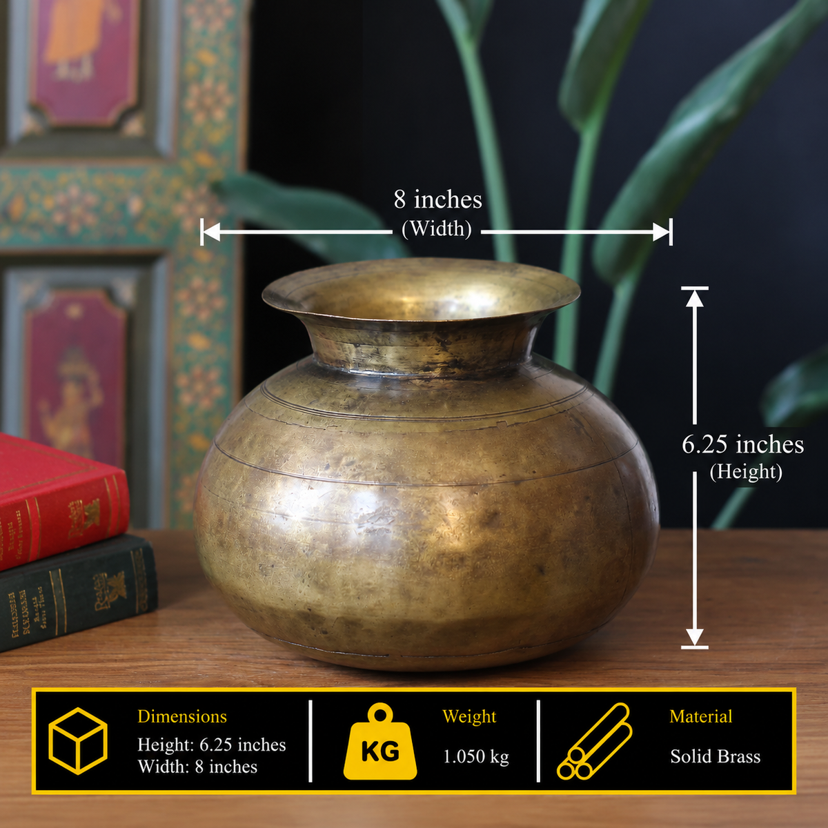 Brass Vintage Pot