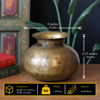 Brass Vintage Pot