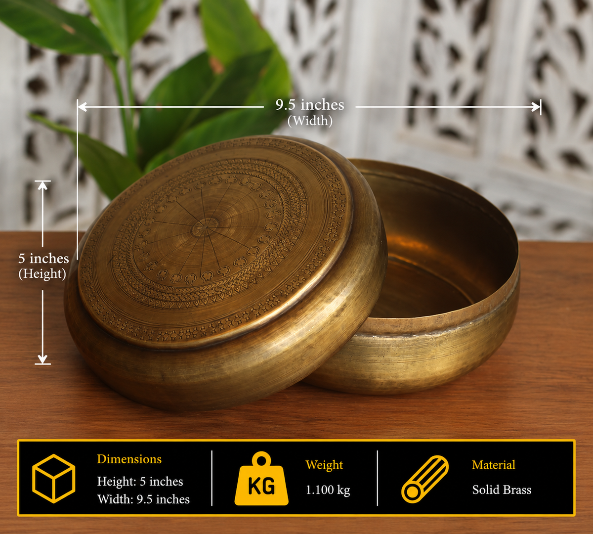 Brass  Vintage Pot