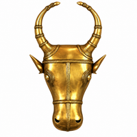 Brass Bull Head Wall Hanging