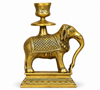 Brass Elephant Candle Stand