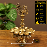 Brass  Oil Lamp