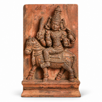 Vintage Wood /Stone Shiva Idol