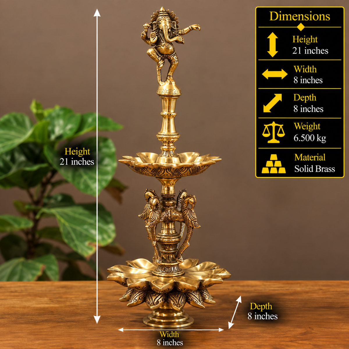 Brass  Oil Lamp