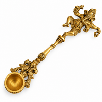 Brass Ganesha Pooja spoon