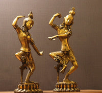 Brass Shiva Parvati Dancing