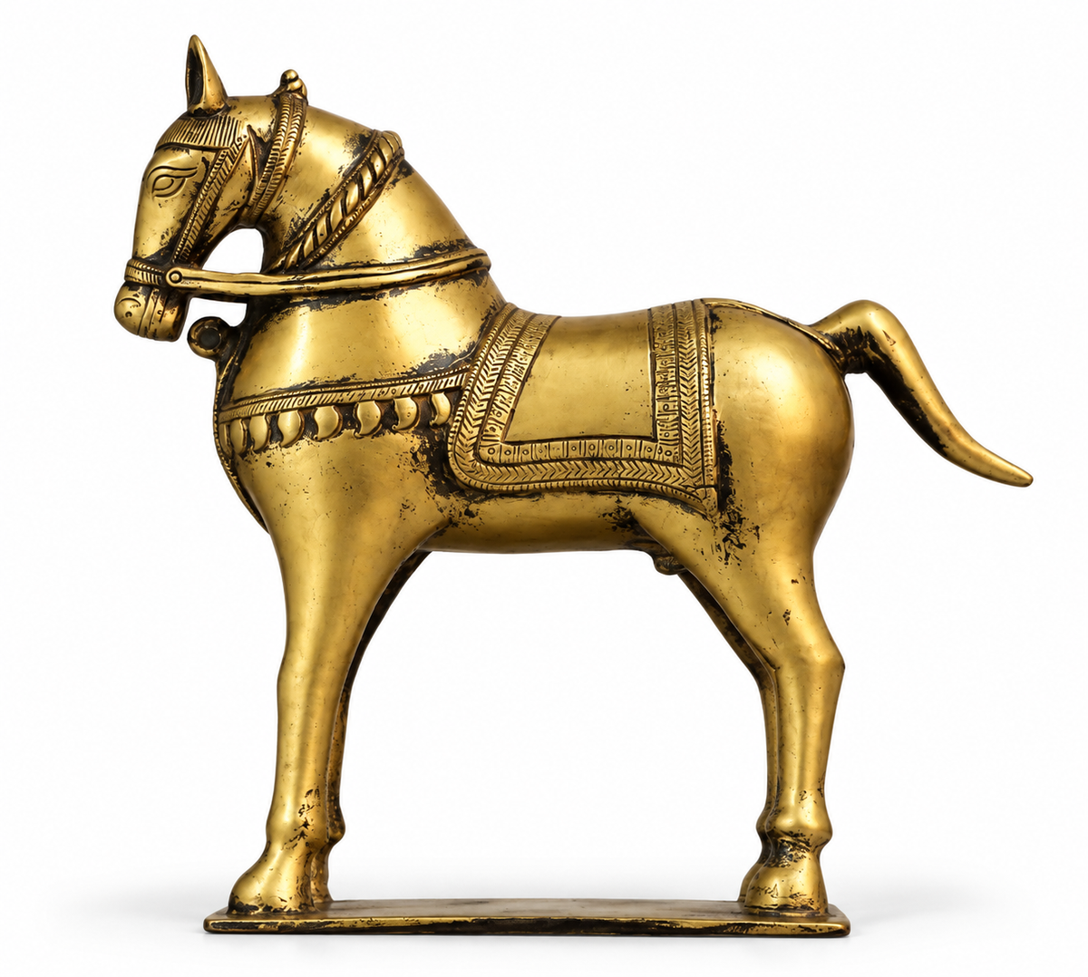 Brass Vintage Finished Horse