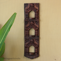 Wooden Jharokha Wall Display – Traditional Indian Craftsmanship