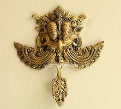 Brass Kirtimukha  Wall Hanging Big