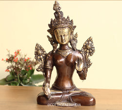 Brass Tara Sitting Nepal