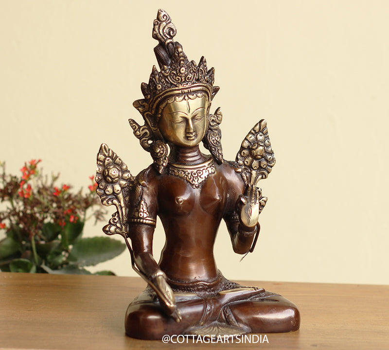 Brass Tara Sitting Nepal