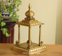 Handcrafted Brass Temple for Deities | Home Pooja Mandir