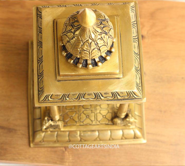 Brass Temple 14"