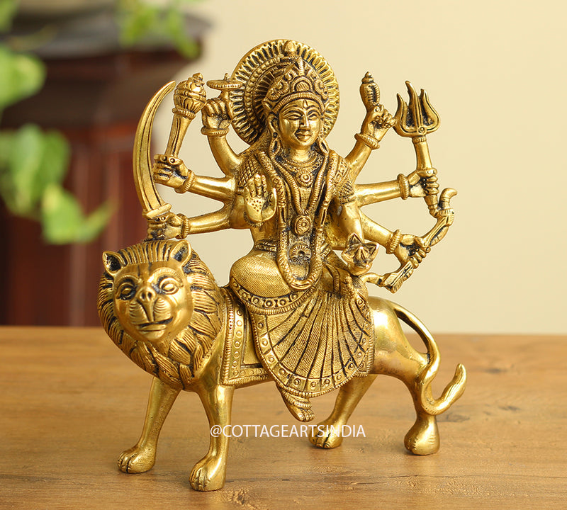 Brass Durga