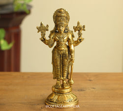 Brass Vishnu 7"