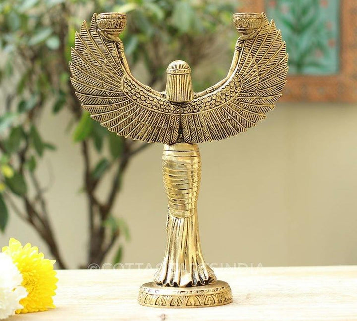 Brass Egyptian Goddess Isis