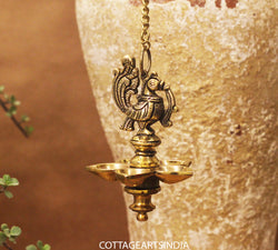 Brass Annapakshi small lamp