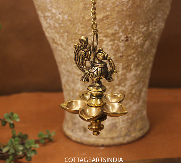 Brass Annapakshi small lamp