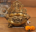 Brass Ganesh Urli 7 '