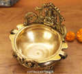 Brass Urli Laxmi  7"