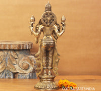Brass Laxmi Standing 12.5"