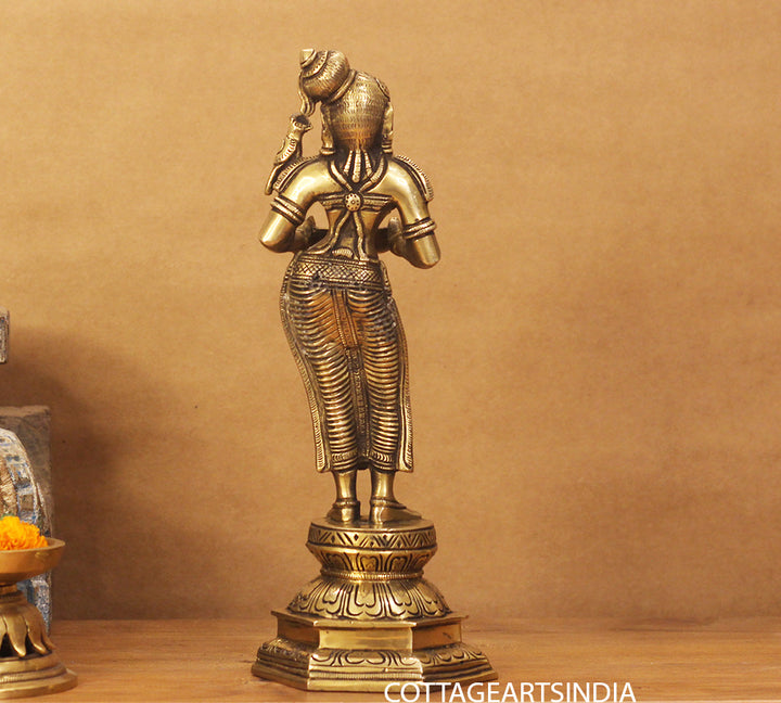 Brass Deeplaxmi Pair 12"